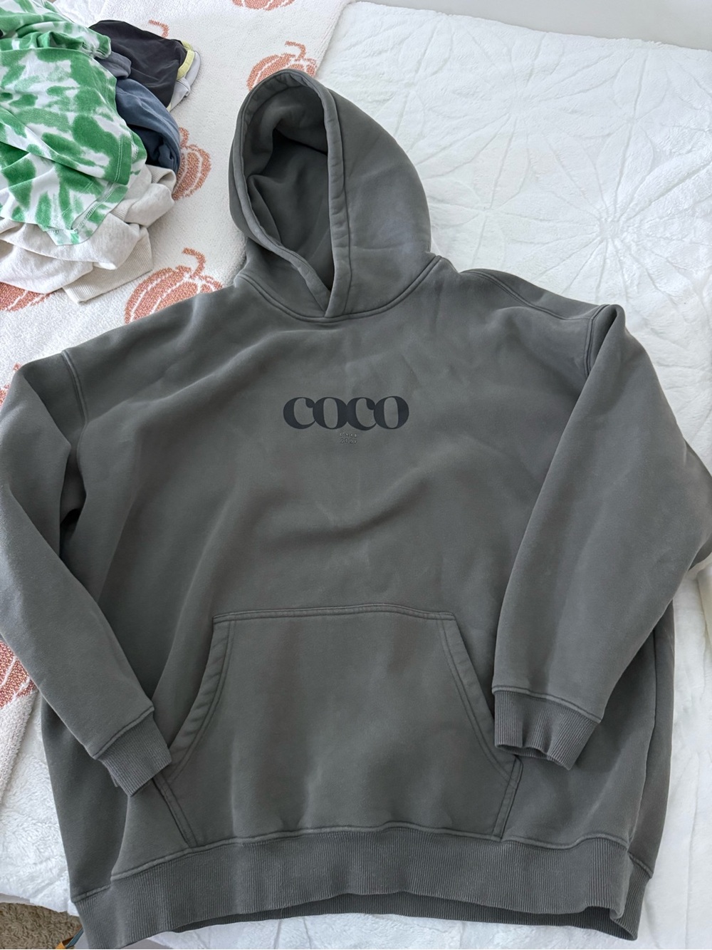 Men's Hoodie Sweatshirt - Charcoal Gray